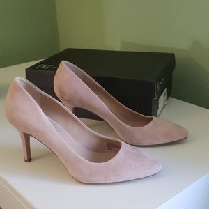 INC Blush Pink Suede Heels